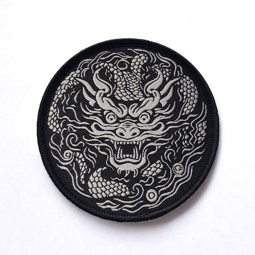 酋长新品龙纹战术臂章士气章百搭战术魔术贴章军迷DIY队徽包配件 - 图3