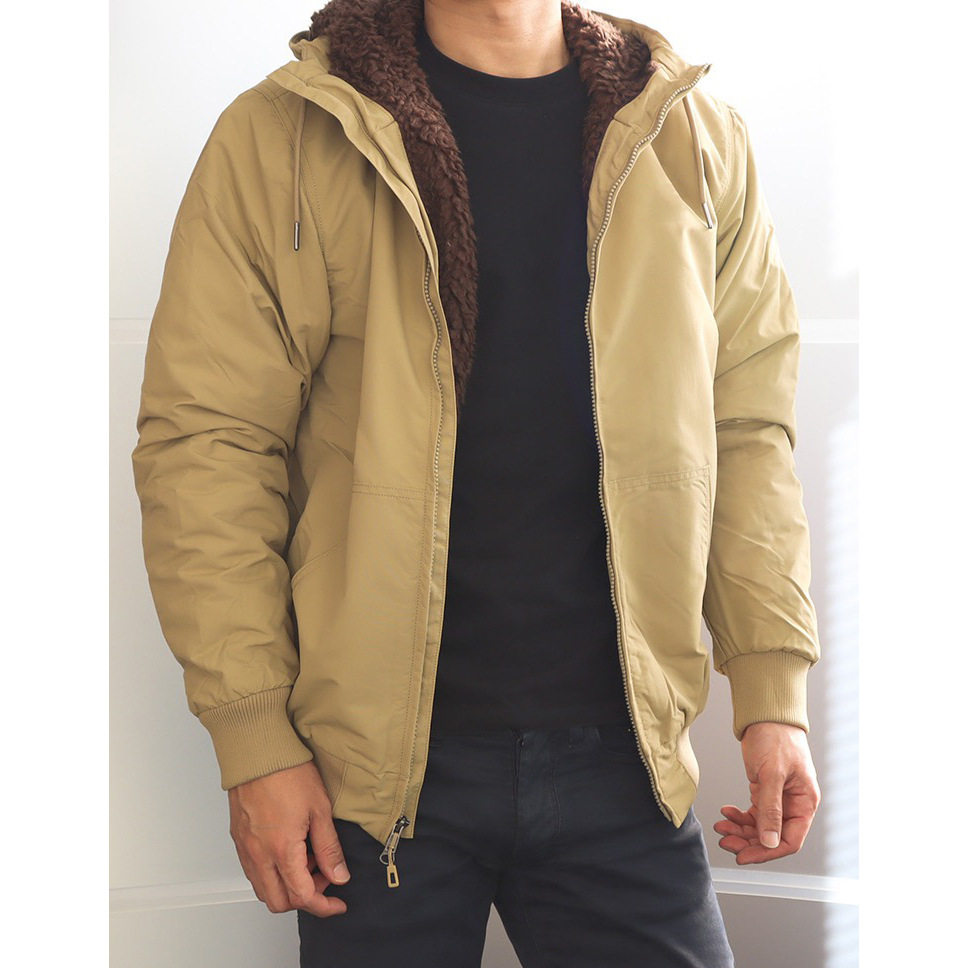 【Humans Mades】户外防风抓绒加厚保暖连帽棉服飞行夹克外套,淘宝优惠券,粉丝福利购,淘宝优惠卷