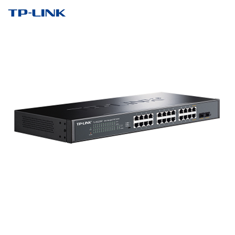 TP-LINK TL-SG2226P 24口千兆PoE供电+2SFP光口云网管交换机以太网分线器企业网络监控无线AP供电器SG2226PE-图3