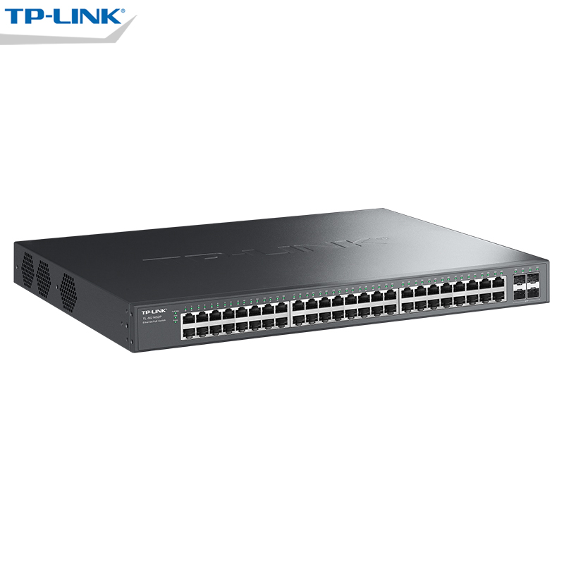 TP-LINK TL-SG1452P 48口+4SFP光口全千兆POE供电交换机以太网分线器tplink企业网络监控安防无线AP供电器-图2