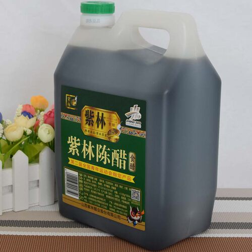 紫林陈醋家用食用山西凉拌酿造桶装特产饺子粮食调味清徐正宗老醋 - 图1