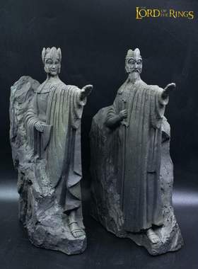 指环王魔戒霍比特人刚铎之门阿苟纳斯雕像书档摆件手办书挡25cm