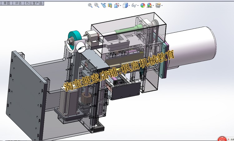 33套抛光打磨机设备图纸 自动研磨机立式钣金一体机SolidWorks图 - 图2
