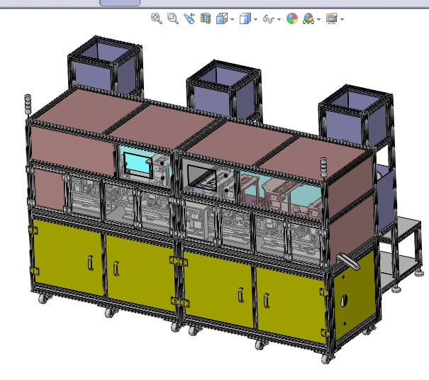 密封接头自动组装机3D图纸H527 机械设计参考资料设计素材3D图纸 - 图1