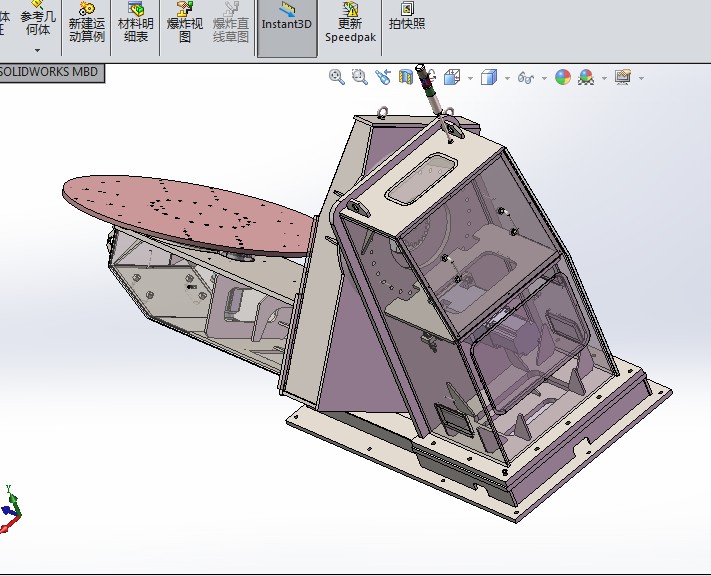 2.5吨L型焊接变位机3D机械 G456非标自动化机械3D机械设计素材-图2