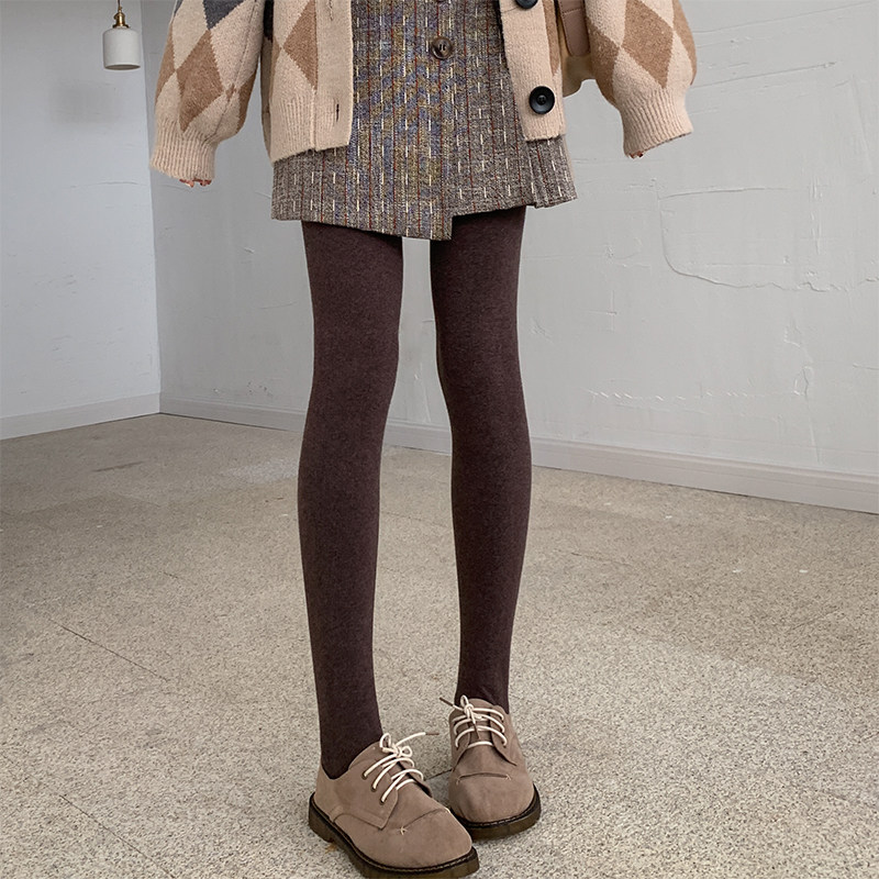 秋冬季保暖瘦腿1300D加厚加绒连裤袜连脚奶咖色燕麦色打底袜子女,淘宝优惠券,粉丝福利购,淘宝优惠卷