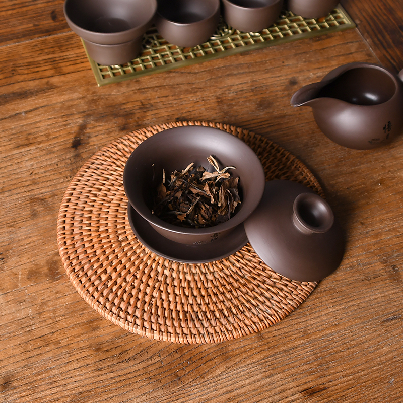 私人定制刻字紫砂盖碗三才功夫小号泡茶碗陶瓷手抓家用敬茶碗中式