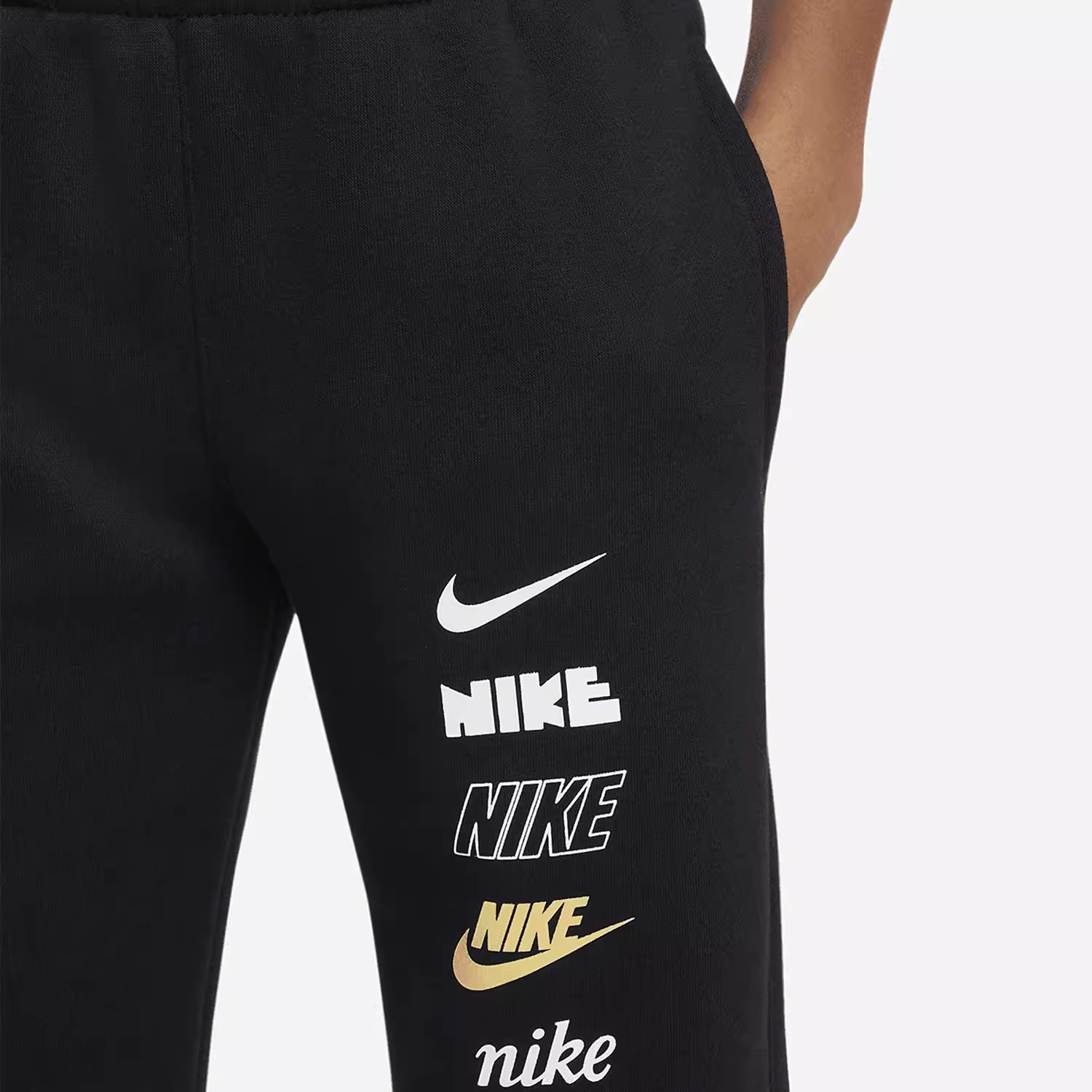 Nike耐克儿童加绒运动长裤2025秋冬中大童加厚保暖束脚休闲DX5160,淘宝优惠券,粉丝福利购,淘宝优惠卷