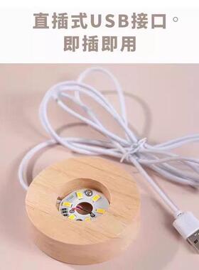 十二星座发光水晶球 情人节送礼用内雕小夜灯水晶球 座桌面摆件
