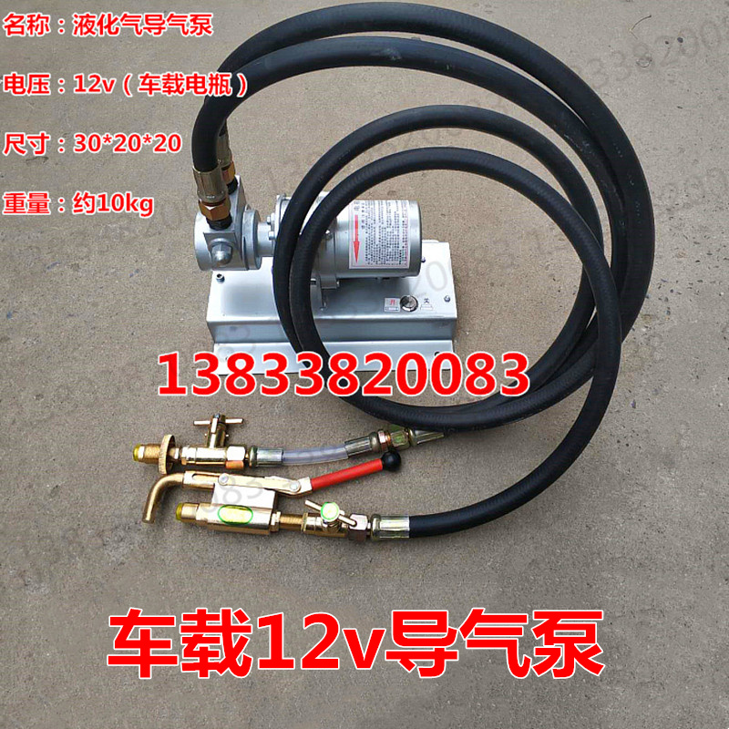 新款家用220v液化气导气泵车载48v12v煤气导气泵大瓶导小瓶充气泵 - 图2
