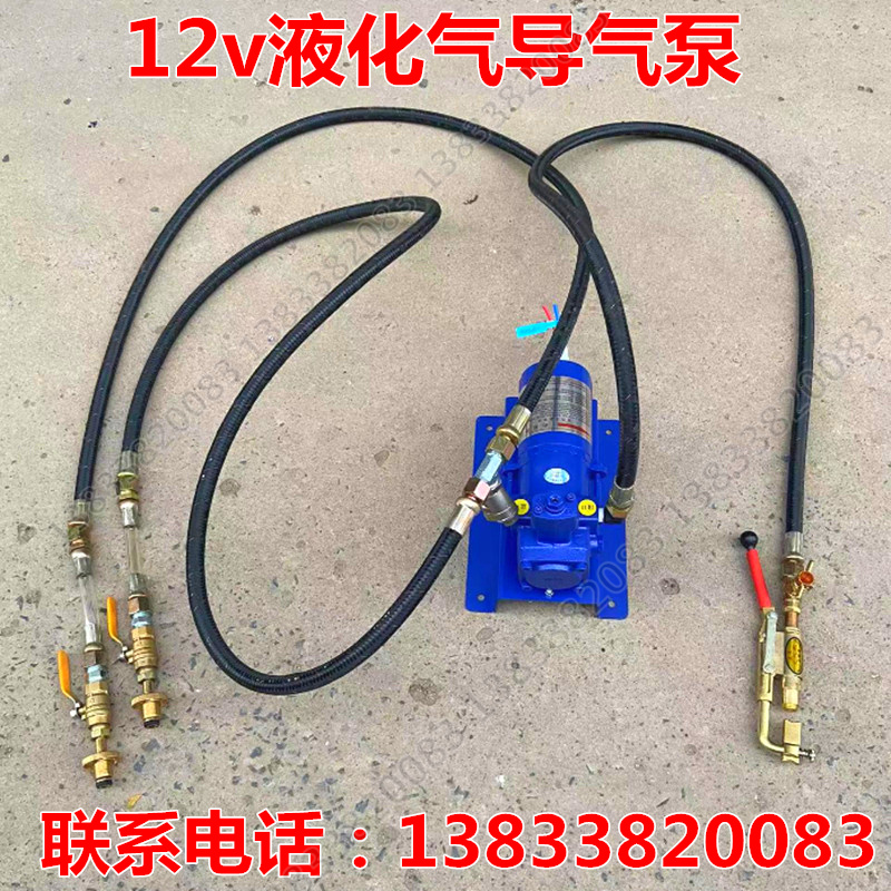 新款家用220v液化气导气泵车载48v12v煤气导气泵大瓶导小瓶充气泵 - 图1