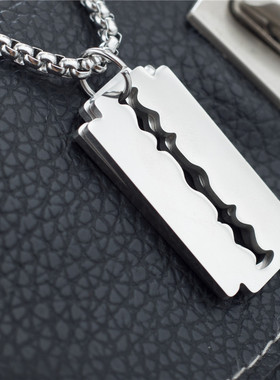 欧美项链蹦迪ins百搭吊坠