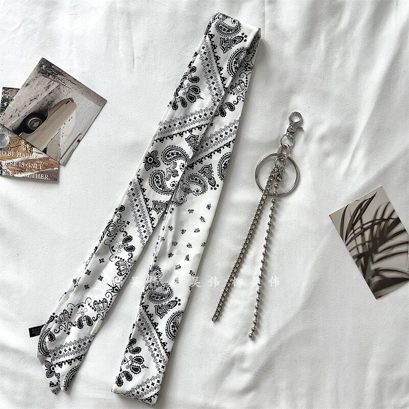 裤链配饰腰果花丝巾腰带女装饰配裙子皮带女款配牛仔裤设计感小众