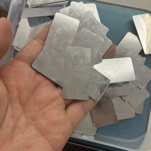 现货R角圆角长方形镀锌板铁片40*20*0.3毫米新款 长方形铁皮 - 图1