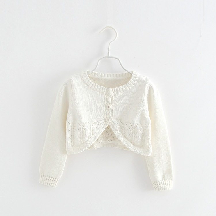 女童针织衫春秋季装小外套宝宝开衫女孩中小大童毛衣全棉披肩纯棉,淘宝优惠券,粉丝福利购,淘宝优惠卷