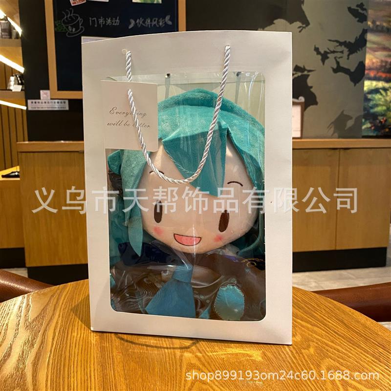 初音fufu玩偶正版SEGA初音未来蝴蝶结毛绒公仔哔哩哔哩站世嘉 - 图2