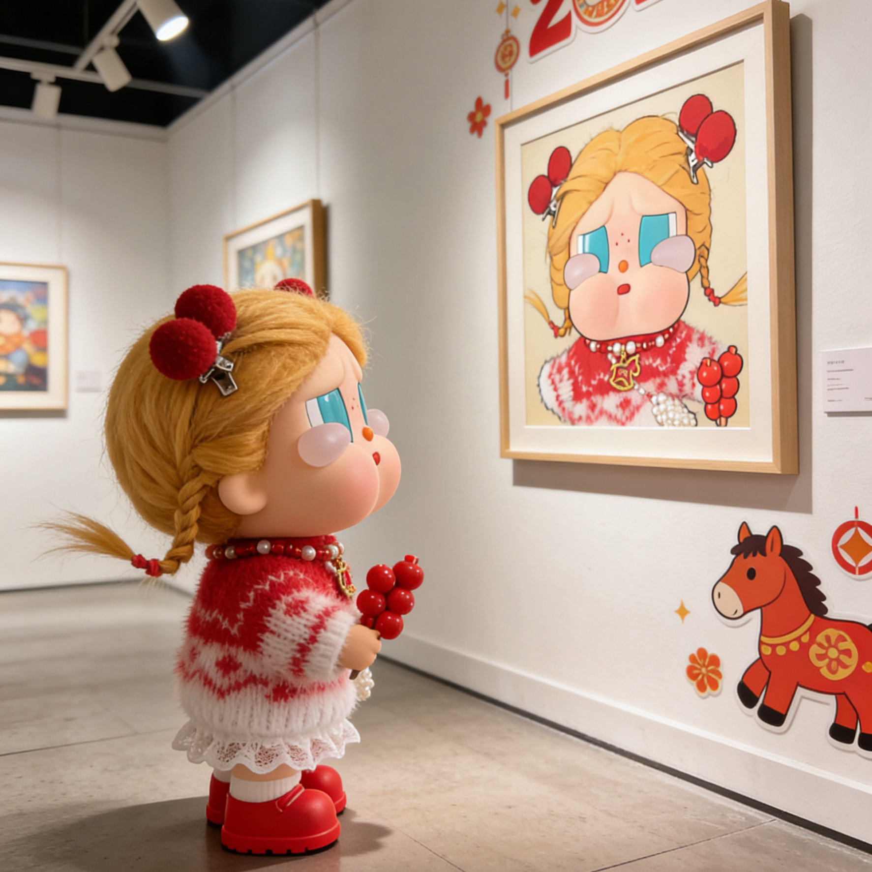 cry baby哭娃咕噜咕噜娃衣红色毛衣新年娃衣毛绒挂件着替恋夏一族,淘宝优惠券,粉丝福利购,淘宝优惠卷