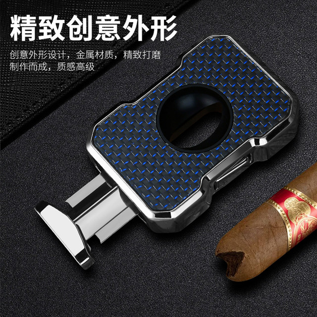 Baicheng high-end stainless steel metal V-shaped cigar cutter