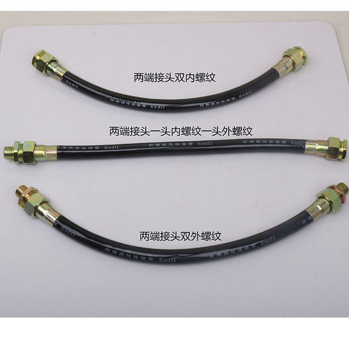 防爆扰性软管DN20 DN15 DN25防爆挠性连接管内螺纹连接监控穿线管 - 图0