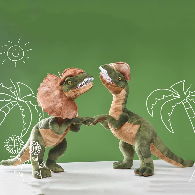 Realistic plush toy, dinosaur, cute doll
