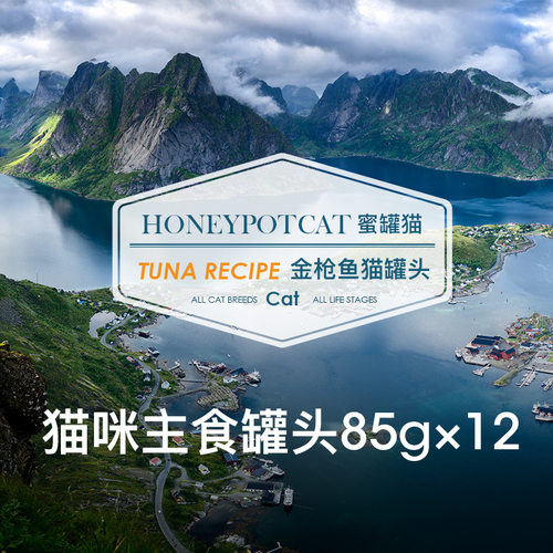 蜜罐猫 猫罐头幼猫成猫罐头 猫咪主食罐零食白肉罐头猫湿粮85g*12 - 图0