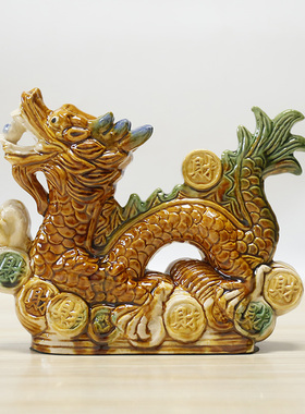 龙摆件风水龙陶瓷装饰品
