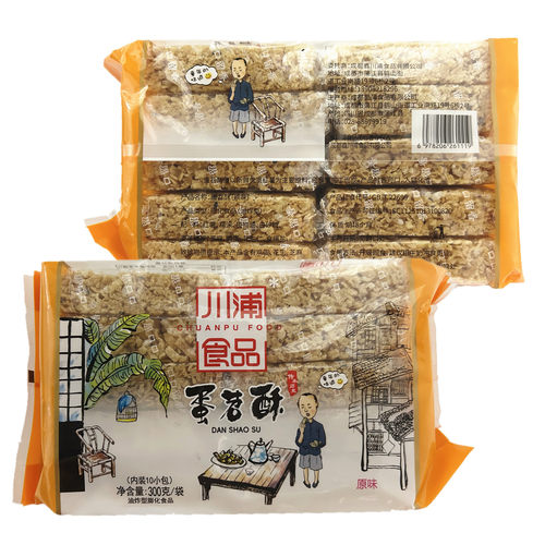 川蒲米花糖280g四川成都蒲江黑米酥蛋苕酥传统手工糕点休闲零食 - 图1