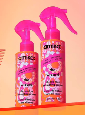 预**定 Amika The Wizard抗打结造型打底喷雾柔顺光泽抗热保湿