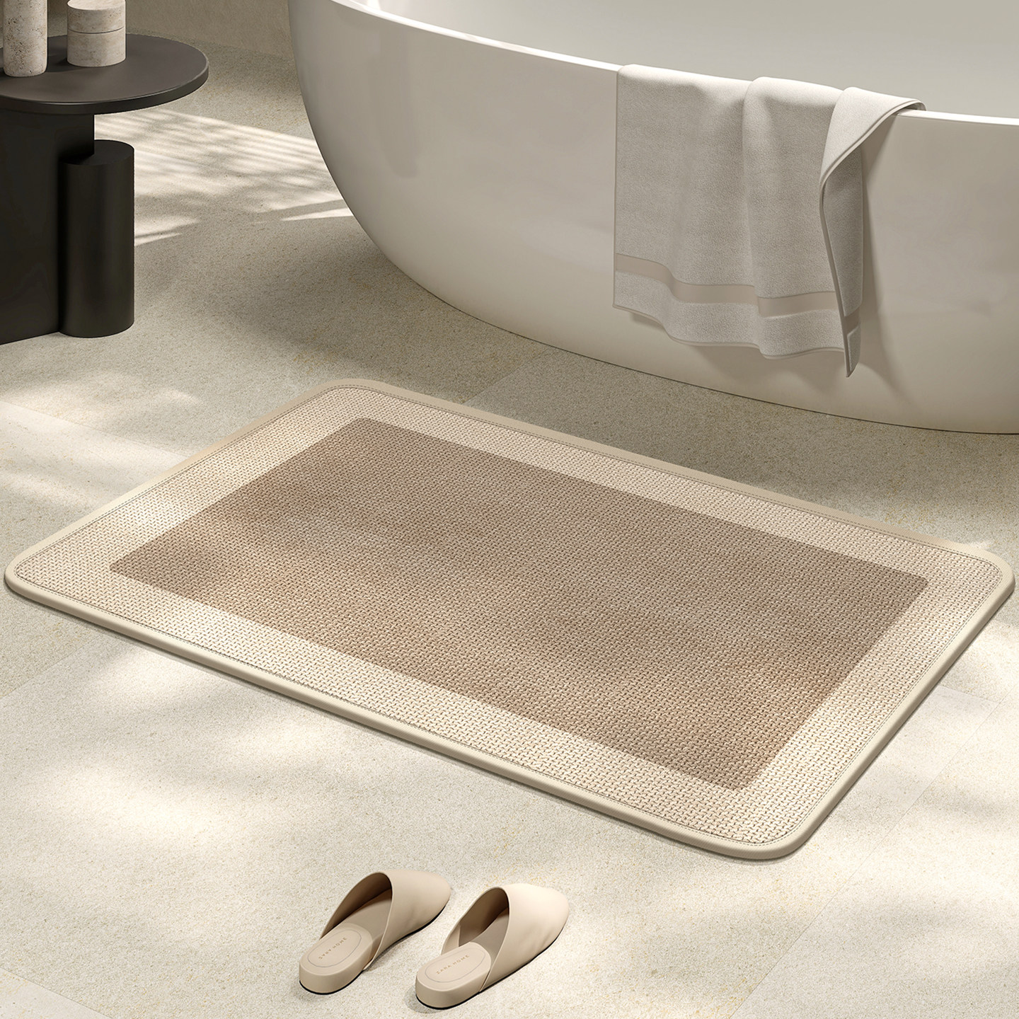 Bathroom floor mat absorbent toilet mat door non-slip foot mat diatom mud balcony mat toilet carpet foot mat