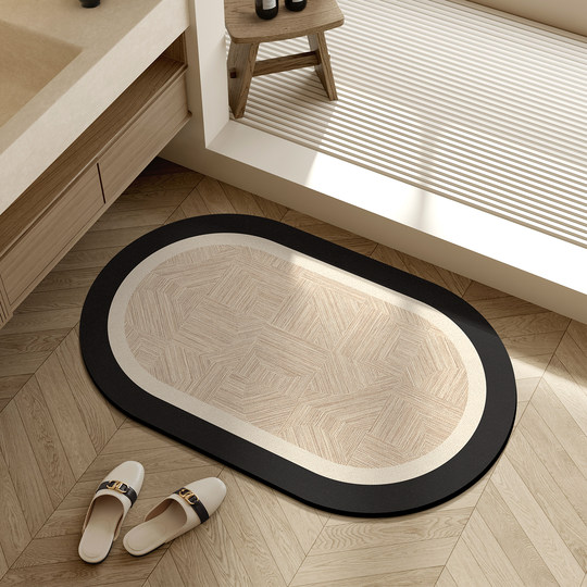 卫生间吸水垫浴室脚垫硅藻泥垫子厕所地垫洗手间门口厕所防滑地毯