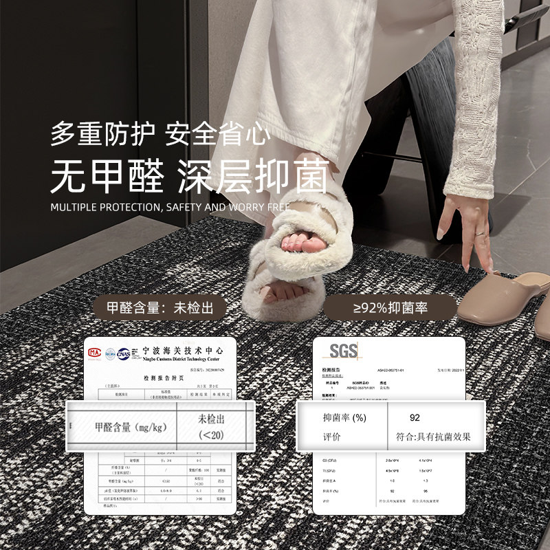 新款高级入户门地垫门口进门脚垫防滑垫子家用轻奢门垫可裁剪地毯,淘宝优惠券,粉丝福利购,淘宝优惠卷