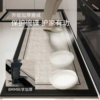 Dirty-resistant L-shaped kitchen floor mat, oil-proof, non-slip, no-wash