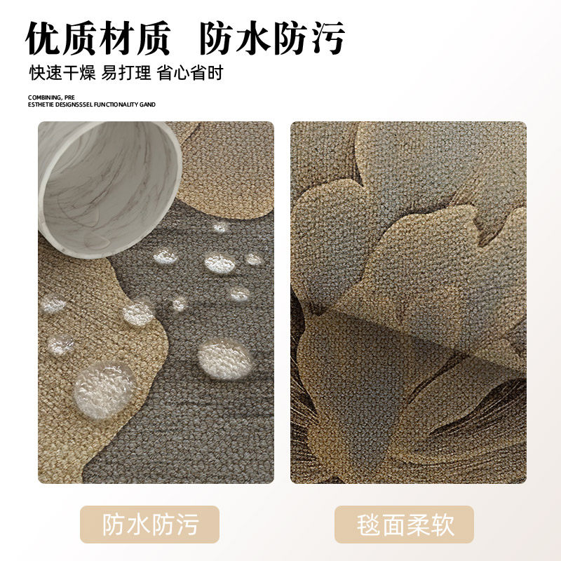 轻奢厨房地垫防水防油防尘圈绒材质长条门垫新款防水耐脏地毯专用,淘宝优惠券,粉丝福利购,淘宝优惠卷