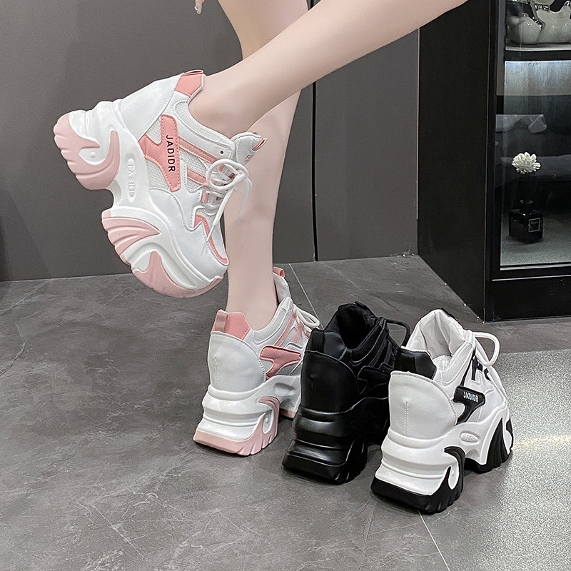 厚底老爹鞋女ins潮2026春季新款内增高10cm小个子松糕休闲运动鞋,淘宝优惠券,粉丝福利购,淘宝优惠卷