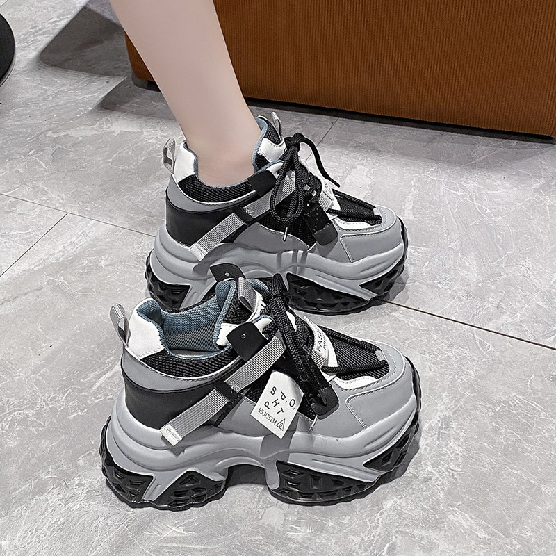 欧货厚底老爹鞋女ins潮2024秋季新款内增高10cm小个子运动休闲鞋,淘宝优惠券,粉丝福利购,淘宝优惠卷