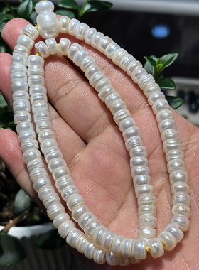 藏区老天然老珍珠108颗 直径为8m m