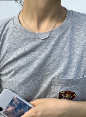 锁骨链吊坠925纯银高品质