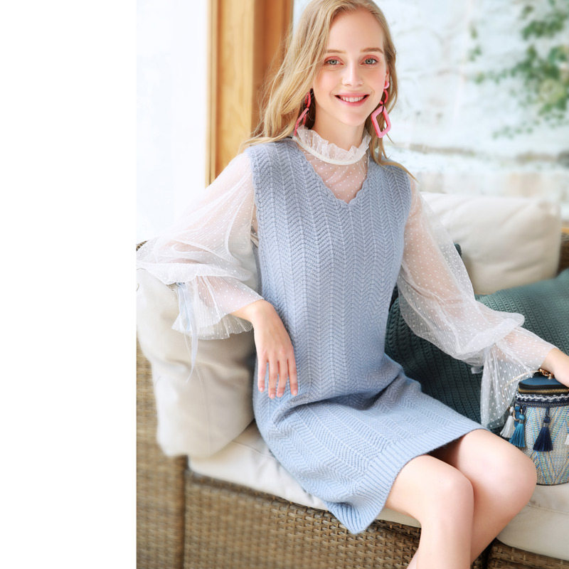 喇叭袖白色雪纺衫女宽松洋气小衫仙仙的衬衣2023流行春夏新款