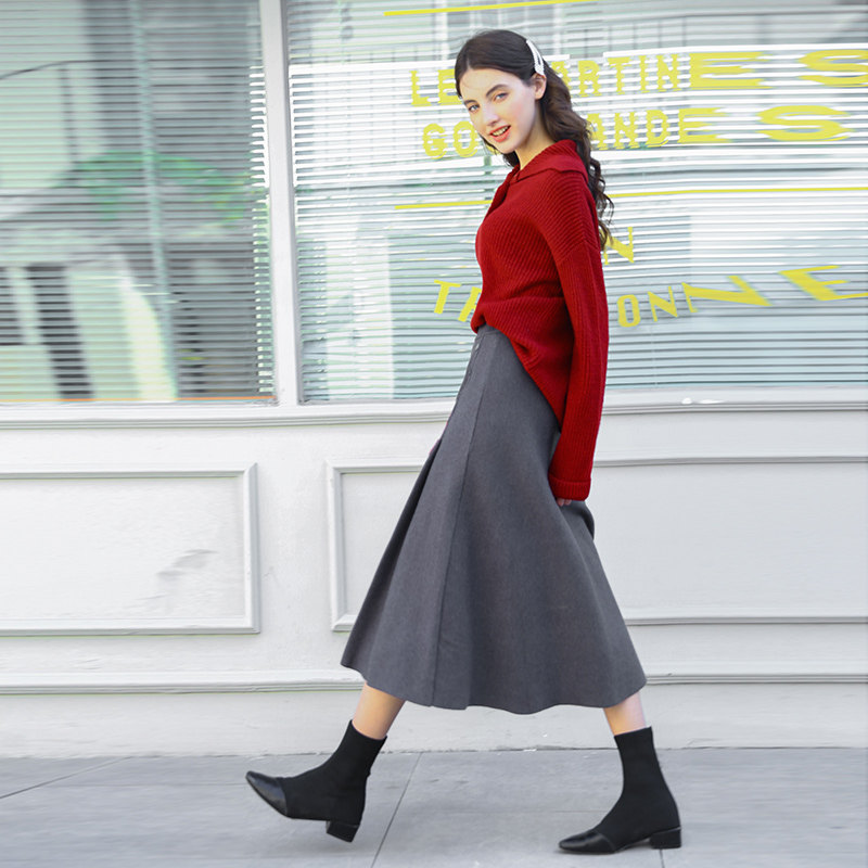 zk海军领女2020新款宽松外穿毛衣 zk毛衣