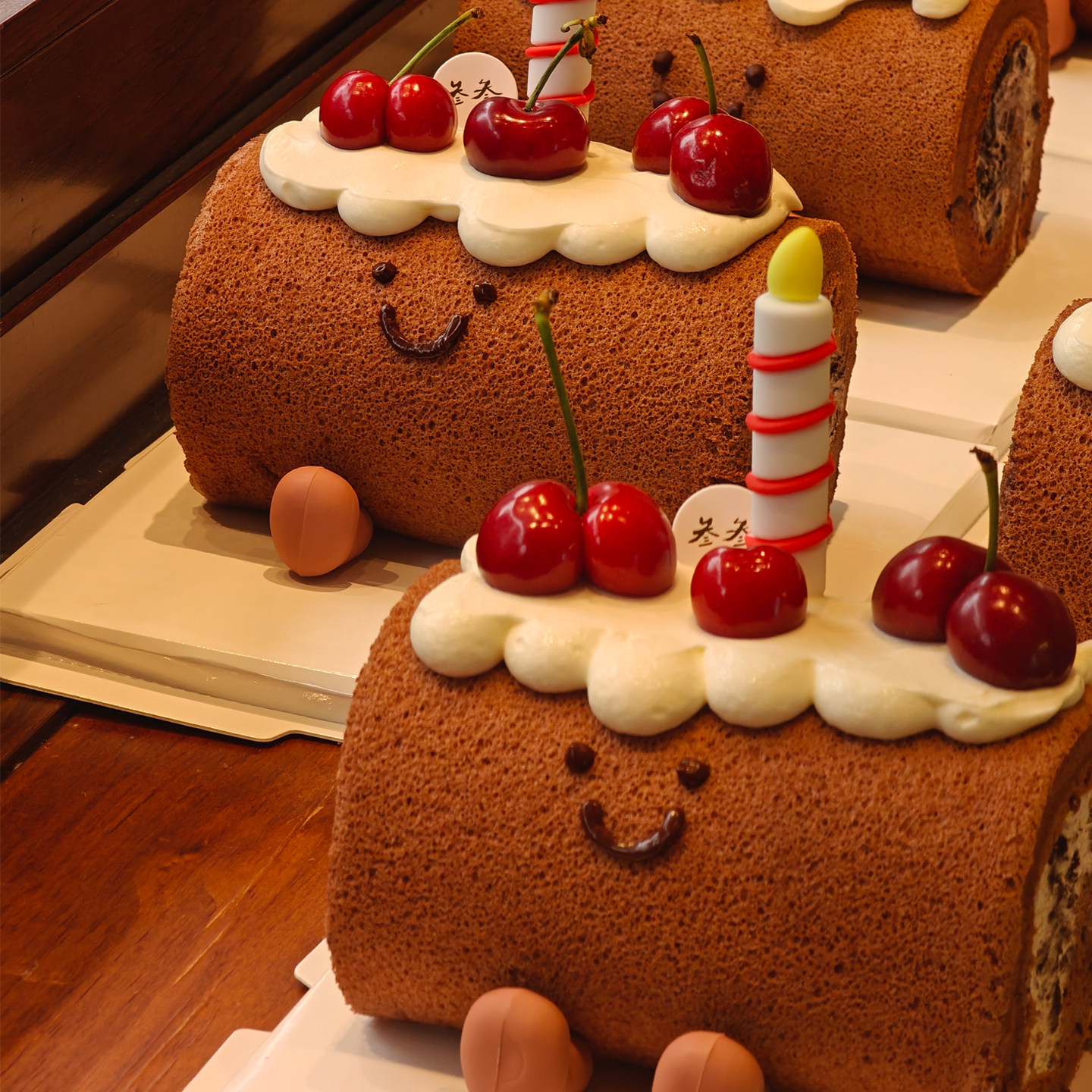 网红创意樱桃季jerrycat毛巾卷蛋糕装饰甜品烘焙蜡烛软陶小脚插件,淘宝优惠券,粉丝福利购,淘宝优惠卷