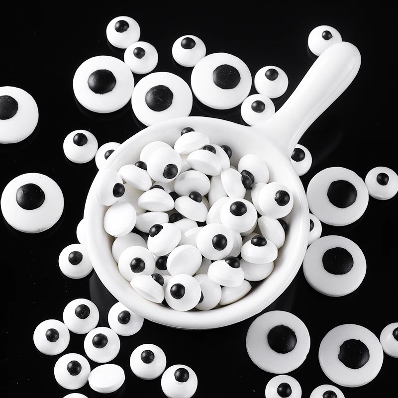 万圣节搞怪大小眼睛糖珠蛋糕装饰脆米球奥利奥饼干碎比利时饼干