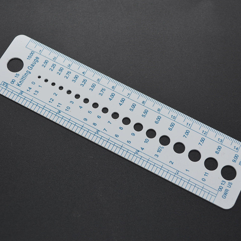 塑料尺规 毛线针毛衣针标尺卡尺 diy手工布艺辅料 测针器测量工具,淘宝优惠券,粉丝福利购,淘宝优惠卷