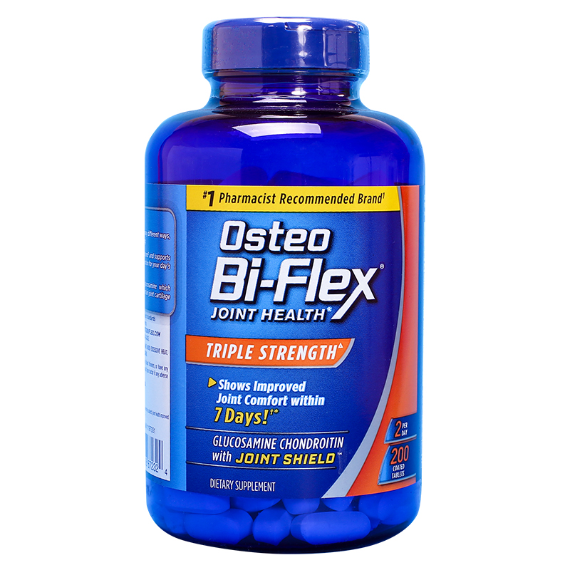 美国直邮 Osteo Bi-Flex 3倍强氨糖维骨力骨胶原MSM关节进口200粒-图3