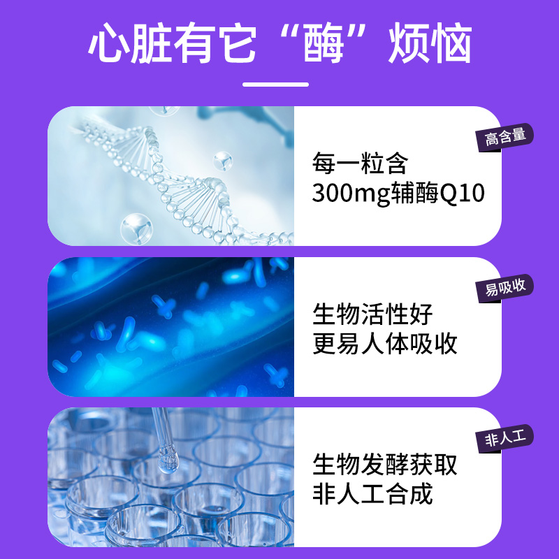 美国直邮Kirkland进口Coq10柯克兰辅酶Q10软胶囊中老年300mg100粒 - 图2