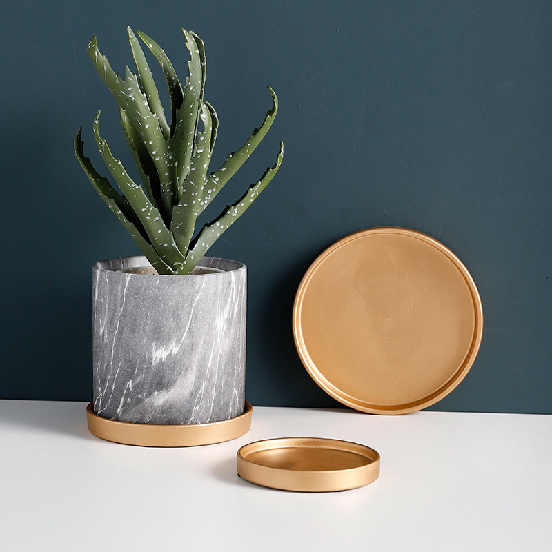 简亦|接水盘花盆陶瓷托盘圆形绿萝多肉花盆底盘,淘宝优惠券,粉丝福利购,淘宝优惠卷