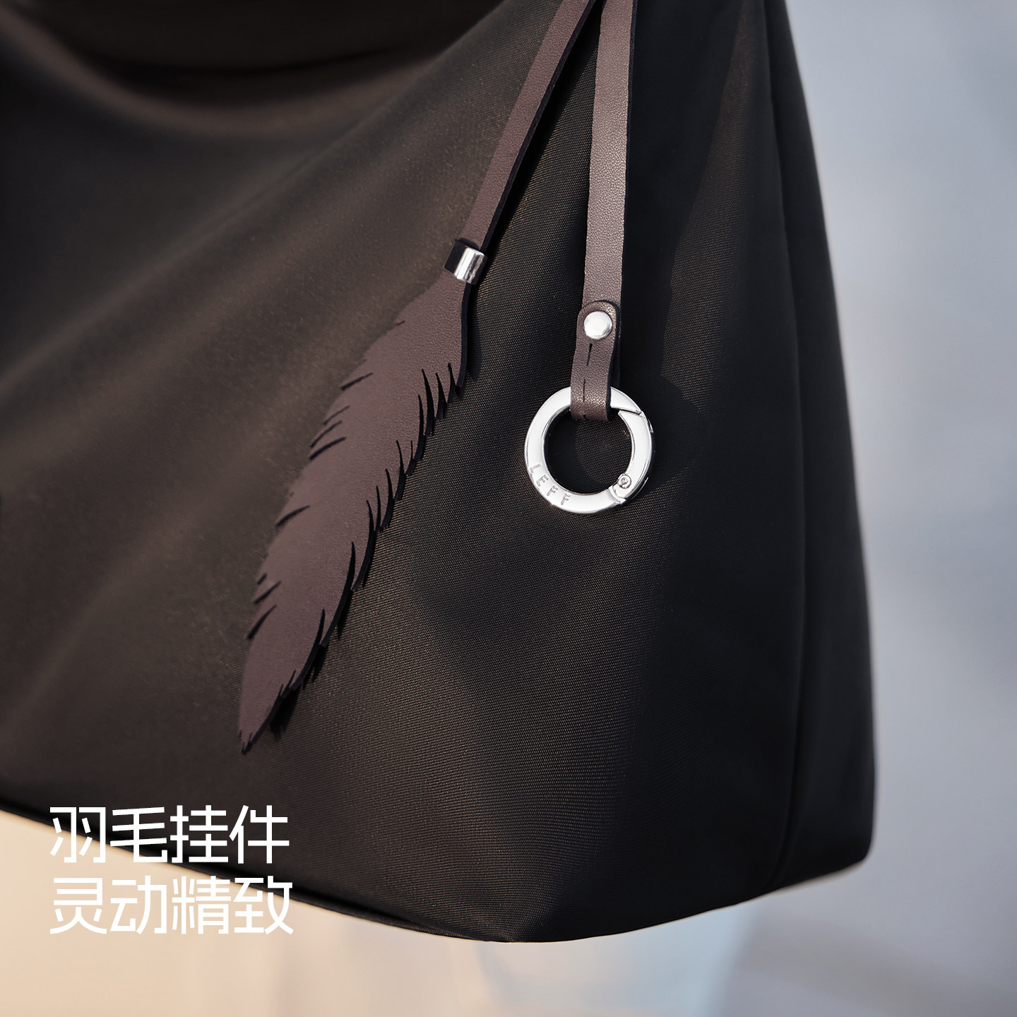 莱夫极简hobo包大容量斜挎包女2026新款通勤百搭高级尼龙单肩包包,淘宝优惠券,粉丝福利购,淘宝优惠卷