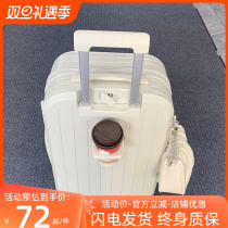 Suitcase pull lever case 2023 new woman durable and strong suitcase 20 inch small row mute universal wheel password box