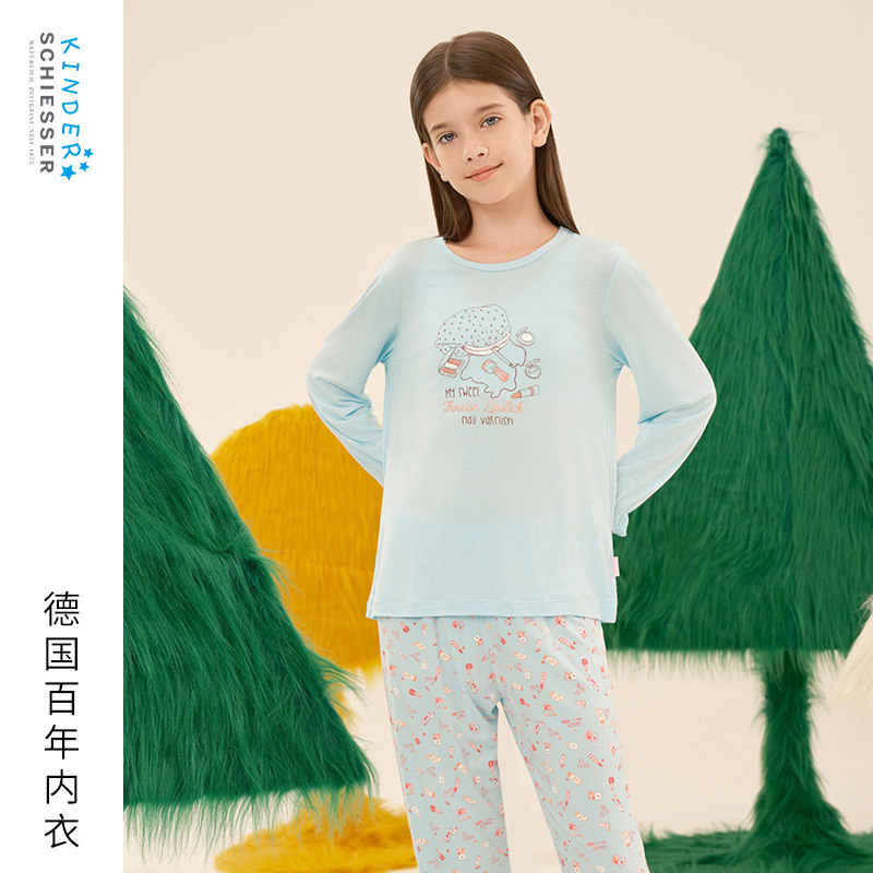 【特惠清仓】舒雅童装女童亲肤透气宽松印花睡衣家居服套装睡裙,淘宝优惠券,粉丝福利购,淘宝优惠卷