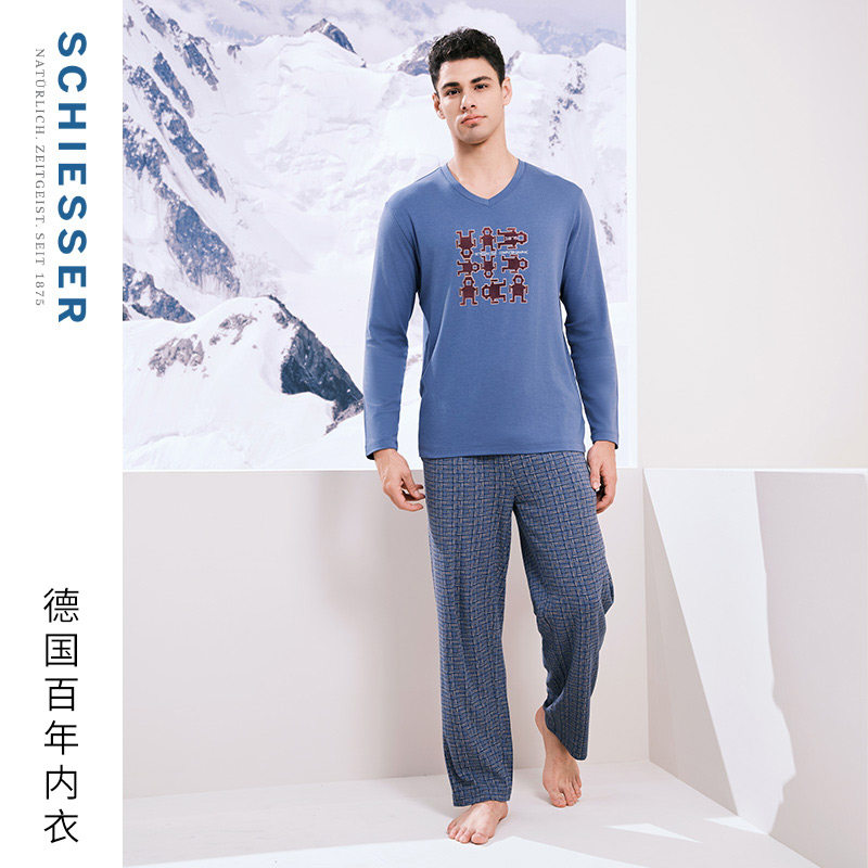 【特惠清仓】SCHIESSER舒雅男女士秋冬睡衣家居服套装睡裙睡袍,淘宝优惠券,粉丝福利购,淘宝优惠卷