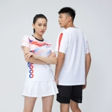 Форма для бадминтона подходит для мужчин и женщин, быстросохнущая футболка с коротким рукавом, спортивный бюстгальтер, набивка пером, коллекция 2022